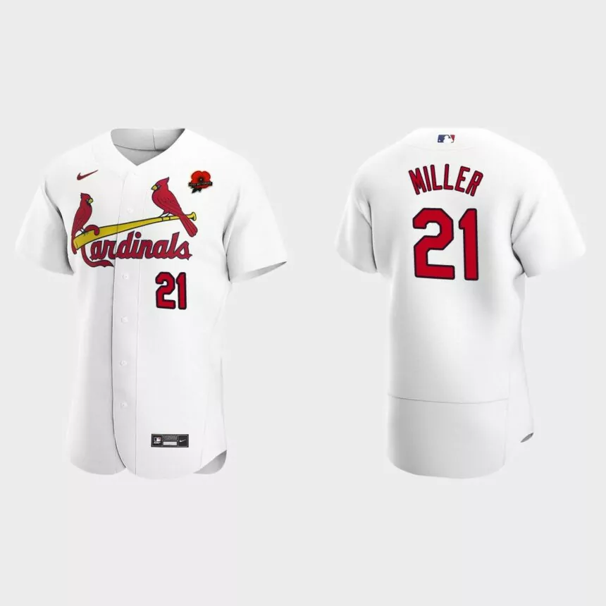 Andrew Miller St. Louis Cardinals 2021 Memorial Day Authentic Jersey – White