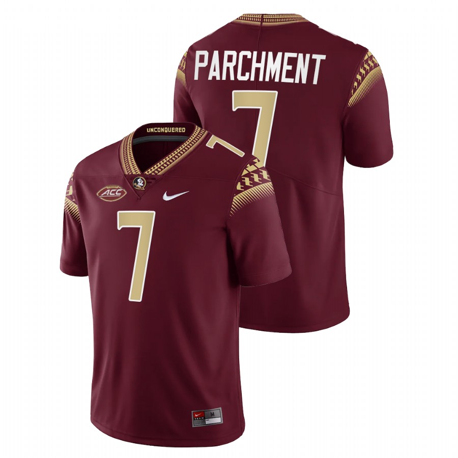 Andrew Parchment Florida State Seminoles Garnet College Football 2022 NFL draft Jersey