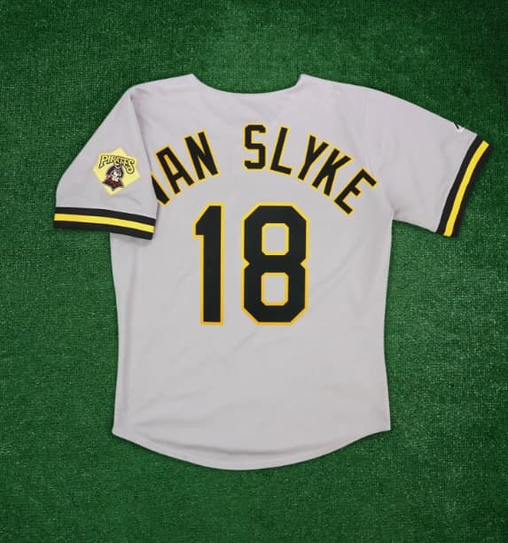 Andy Van Slyke 1992 Pittsburgh Pirates Men's Road Cooperstown Jersey