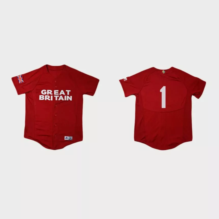 Anfernee Seymour Great Britain World Baseball Classic Jersey – Red