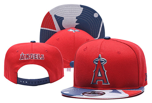 Angels Team Logo Red Adjustable Hat YD