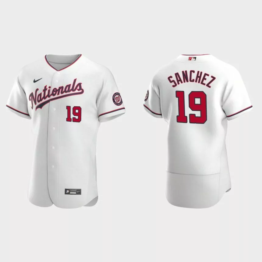 Anibal Sanchez Washington Nationals Authentic Alternate Jersey – White