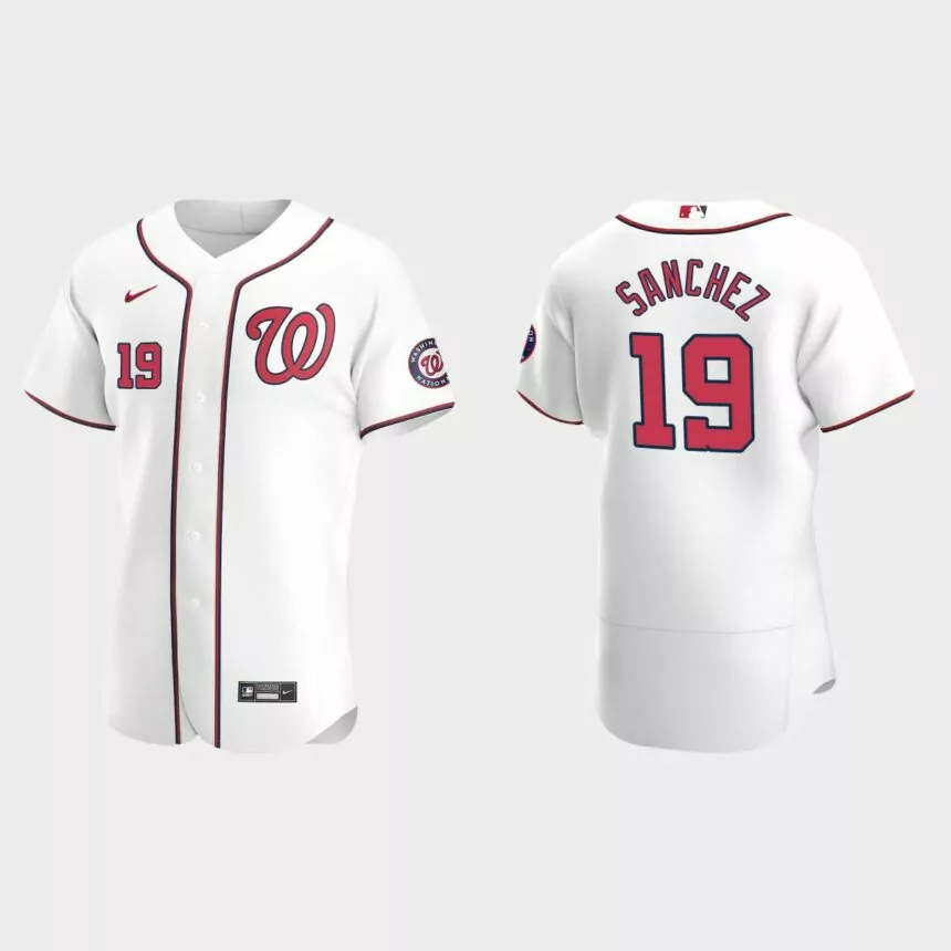 Anibal Sanchez Washington Nationals Authentic Home Jersey – White