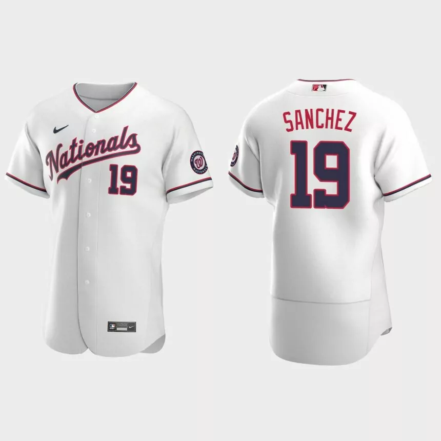 Anibal Sanchez Washington Nationals Authentic Jersey – White
