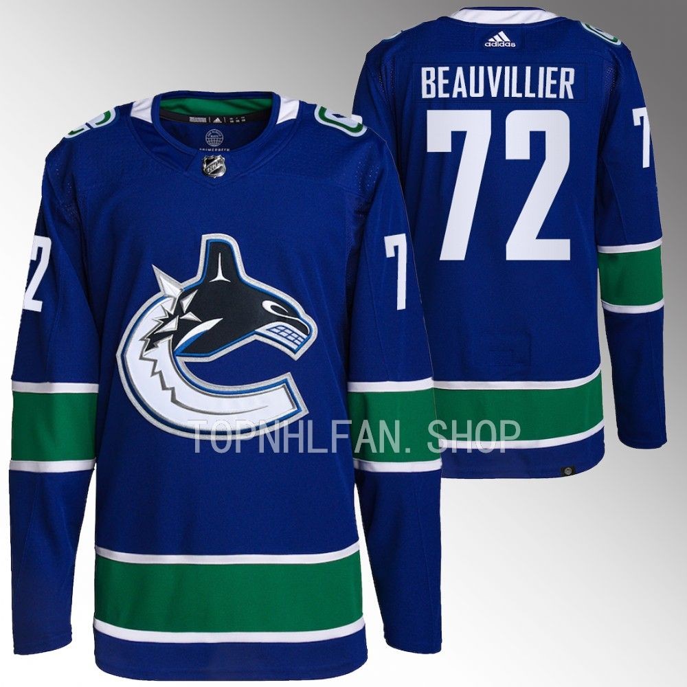 Anthony Beauvillier Vancouver Canucks Blue Authentic Primegreen Home Jersey