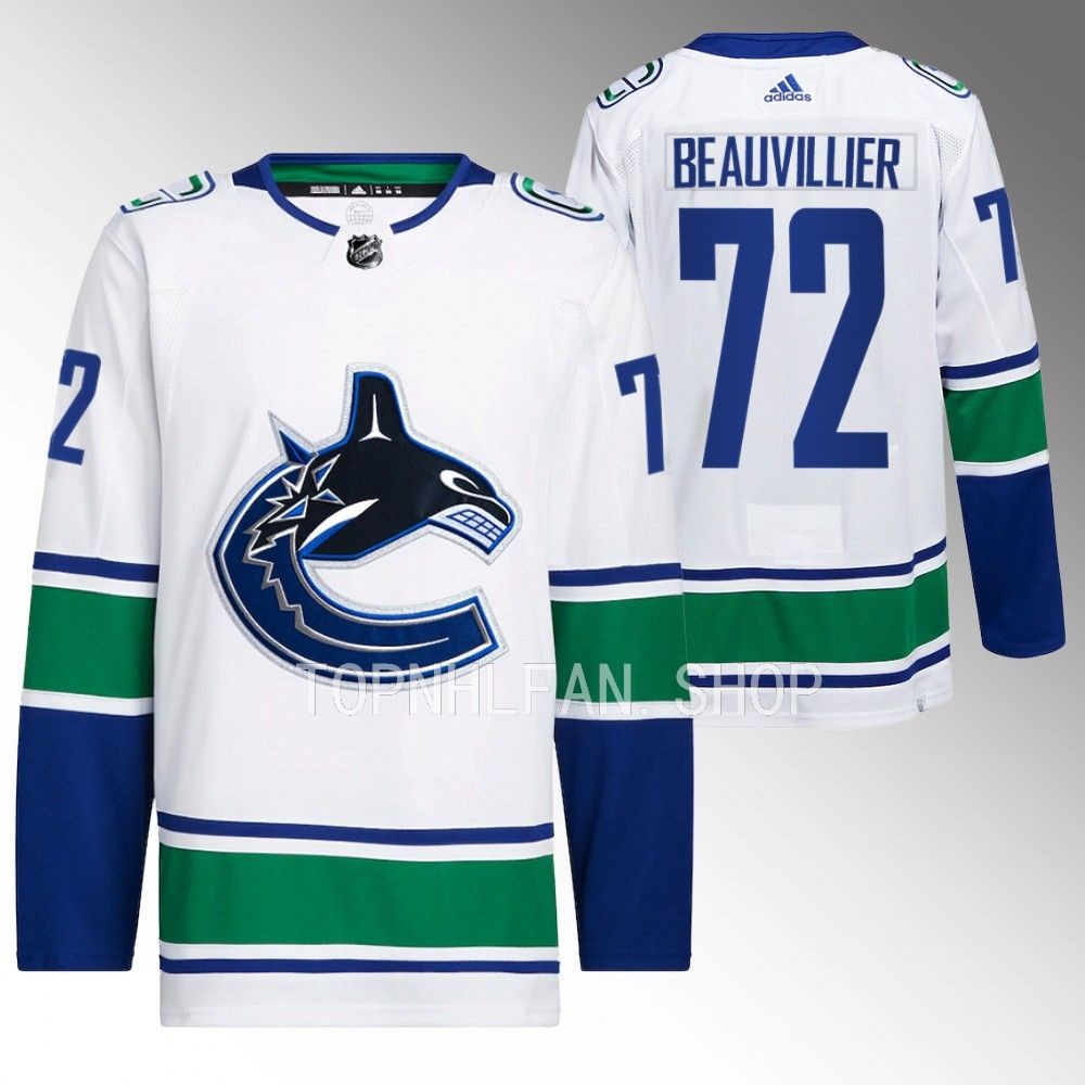 Anthony Beauvillier Vancouver Canucks White Primegreen Authentic Away Jersey