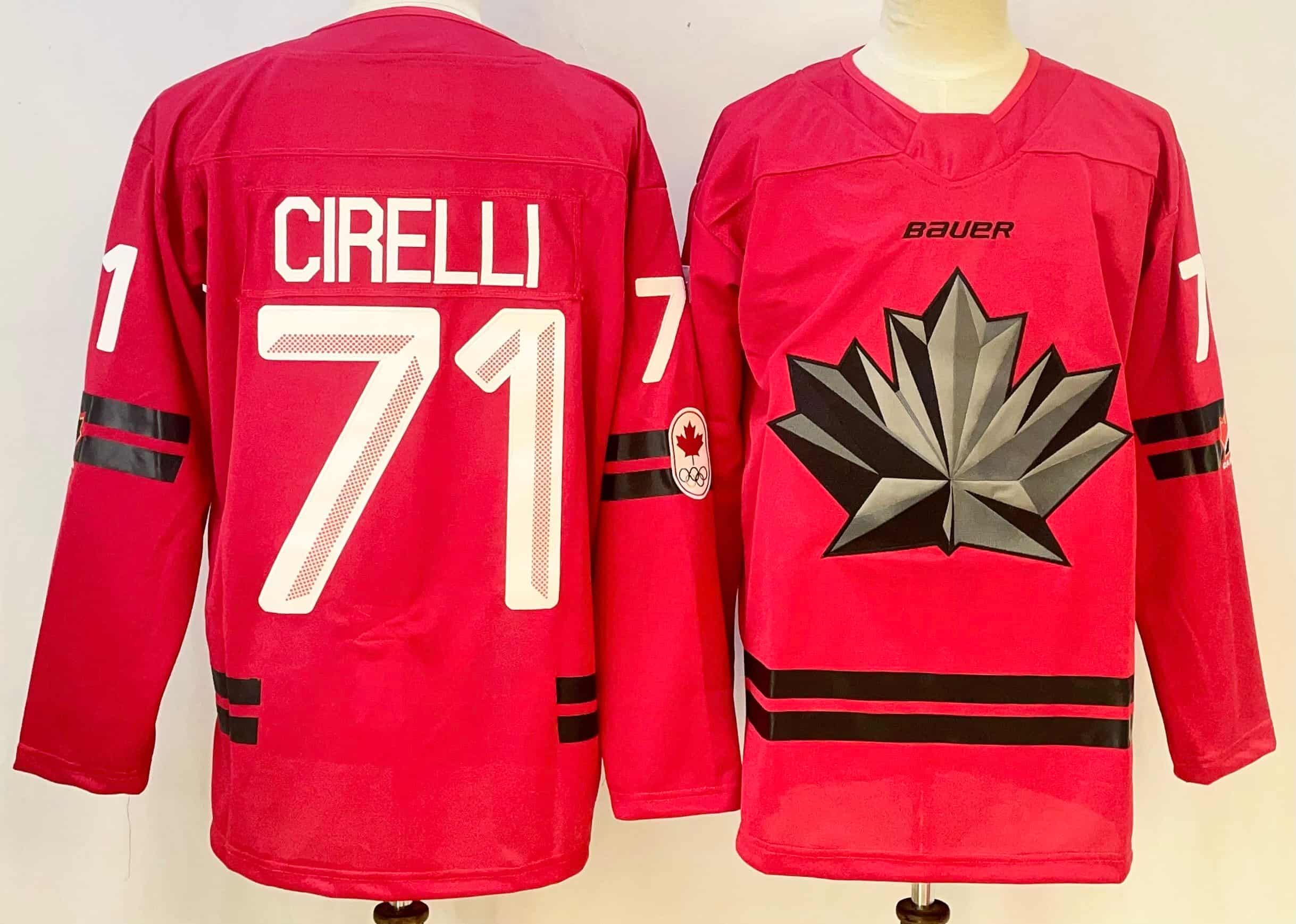 Anthony Cirelli Team Canada Game-Used #71 Red Jersey