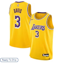 Anthony Davis Los Angeles Lakers Nike Youth Swingman Jersey - Icon Edition - Gold