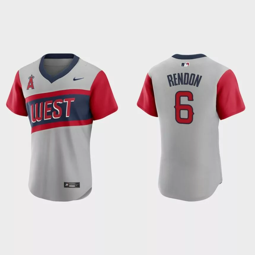 Anthony Rendon Los Angeles Angels 2021 Little League Classic Road Authentic Jersey – Gray