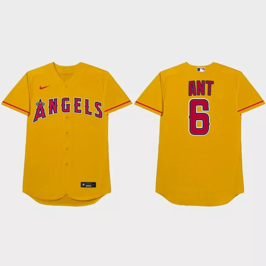 Anthony Rendon Nickname Angels 2021 Players’ Weekend Ant Jersey – Gold