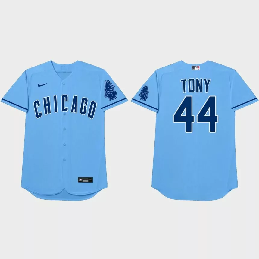 Anthony Rizzo Nickname Cubs 2021 Players’ Weekend Tony Jersey – Blue