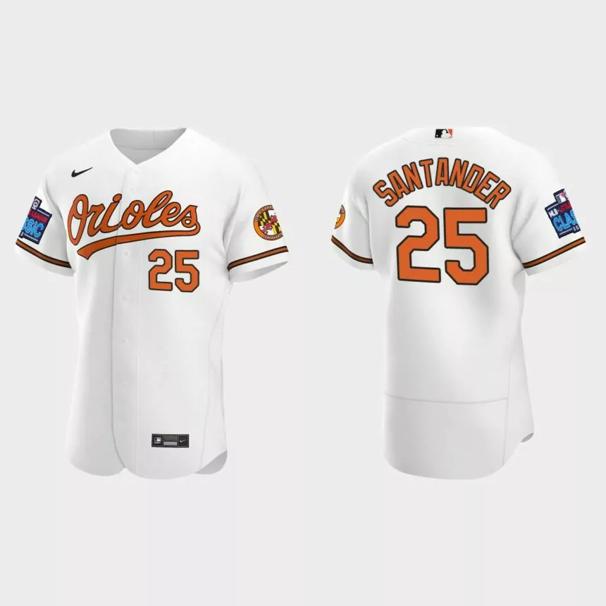 Anthony Santander Baltimore Orioles 2022 Little League Classic Authentic Jersey – White