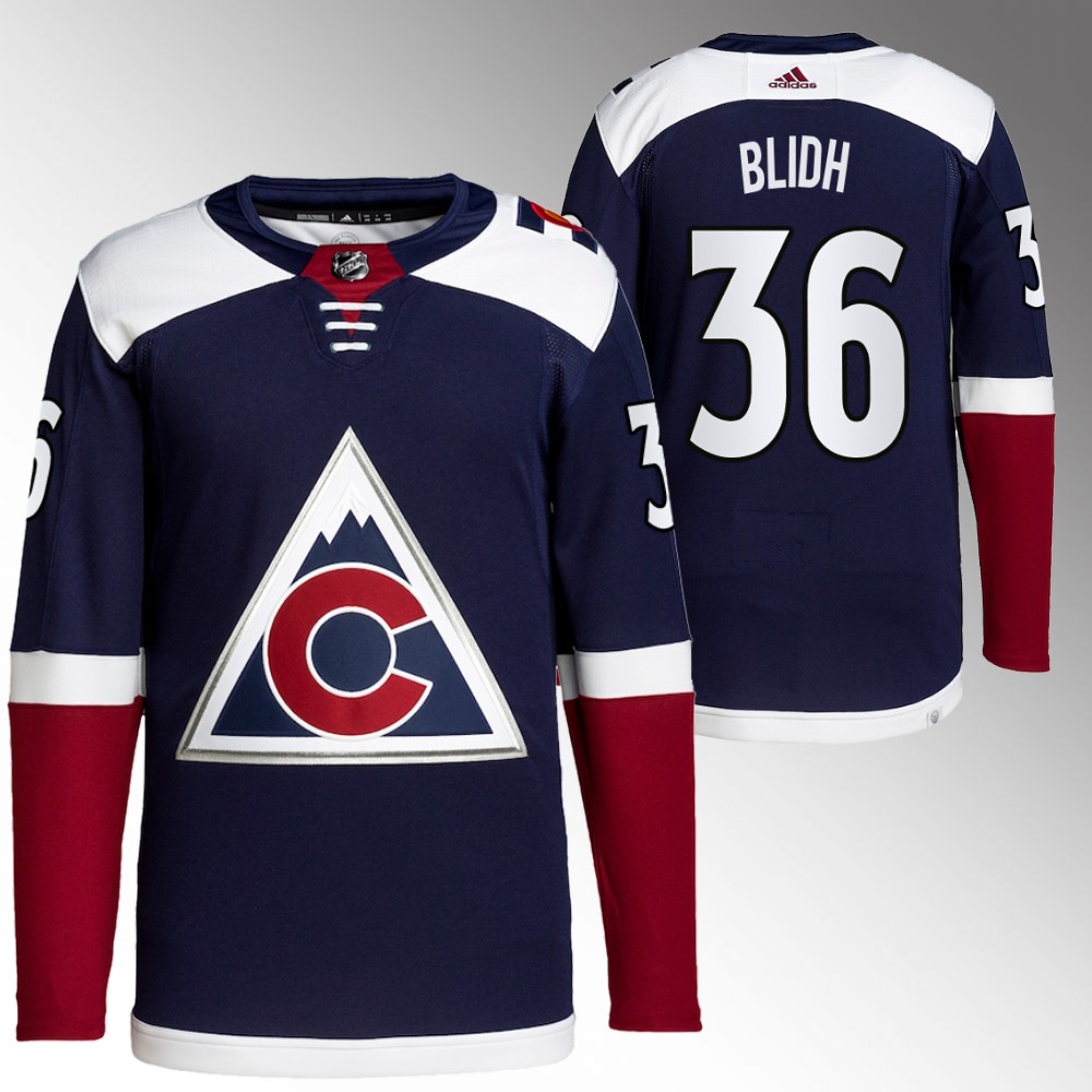 Anton Blidh Colorado Avalanche Alternate Blue Authentic Jersey