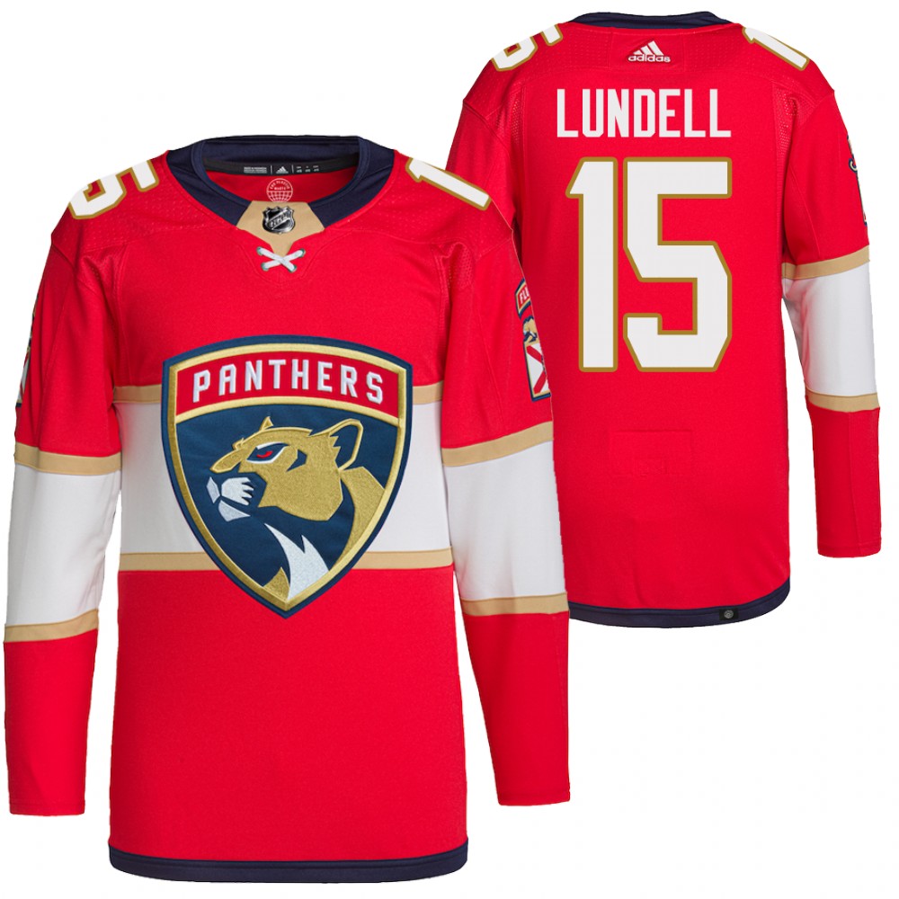 Anton Lundell Florida Panthers Red Home Primegreen Authentic Pro Jersey