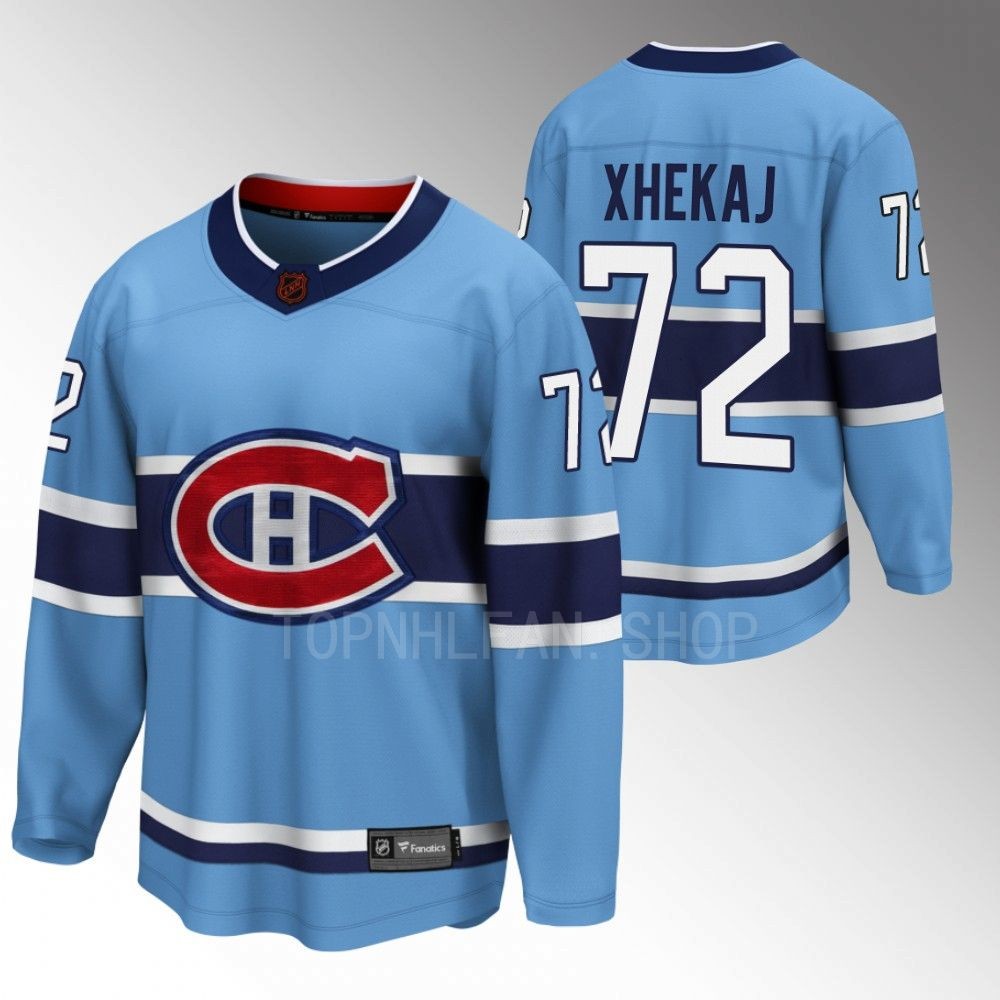 Arber Xhekaj Montreal Canadiens Jersey Special Edition 2.0 Blue 2022 Breakaway Player