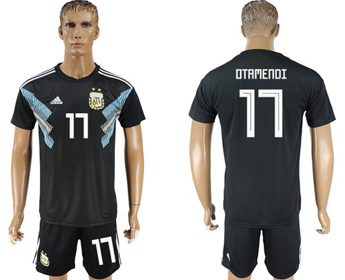 Argentina #17 Otamemdi Away Soccer Country Jersey