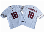 Arizona Cardinals #18 Marvin Harrison Jr. White Vapor F.U.S.E. Limited Jersey