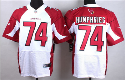 Arizona Cardinals #74 D.J.Humphries White Nike Elite Jersey