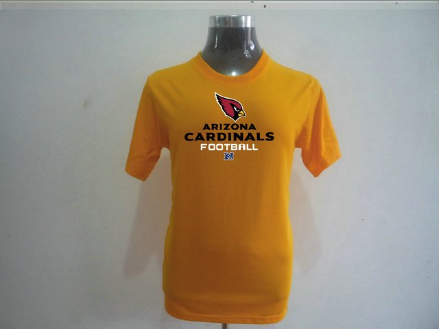 Arizona Cardinals Big & Tall Critical Victory T-Shirt Yellow