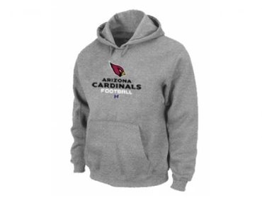 Arizona Cardinals Critical Victory Pullover Hoodie Grey