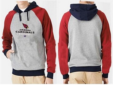 Arizona Cardinals Critical Victory Pullover Hoodie Grey Red