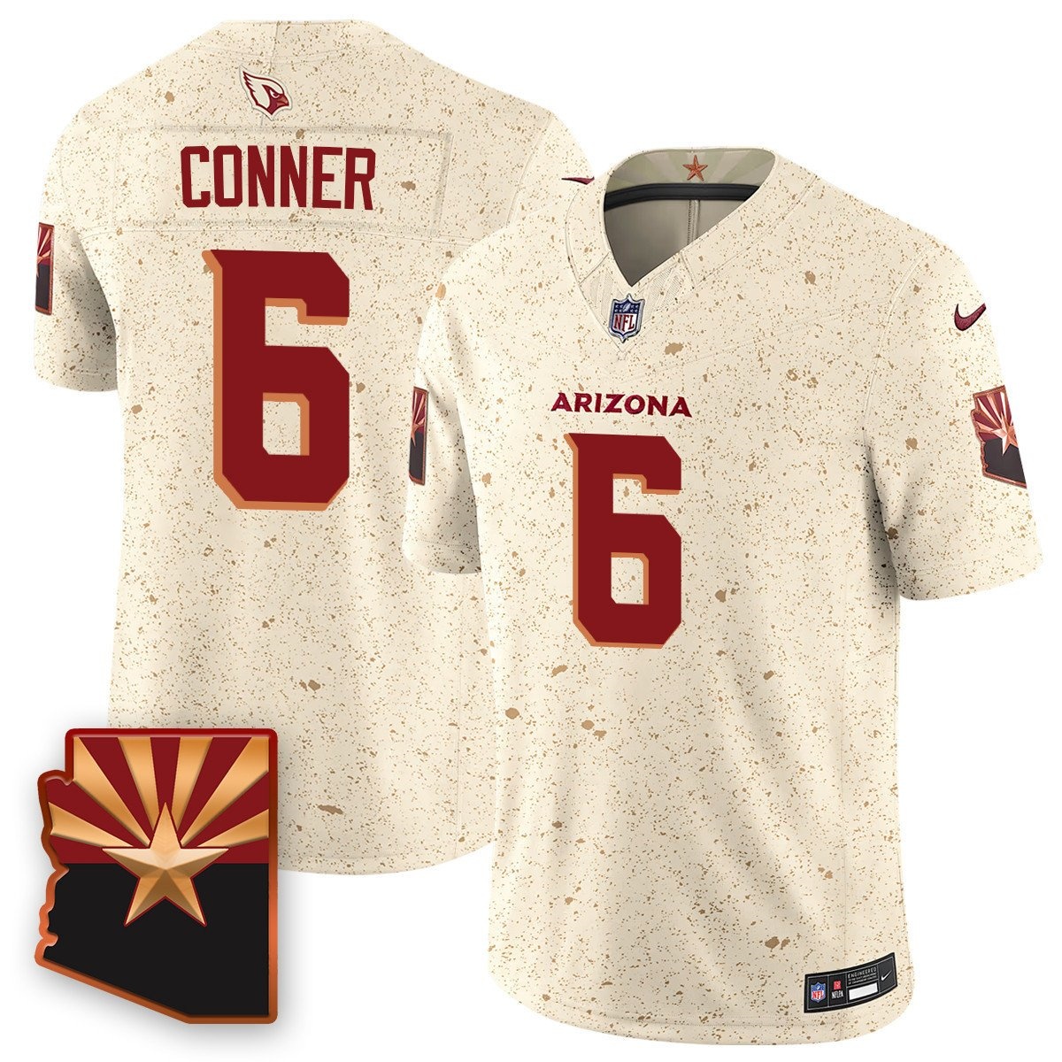Arizona Cardinals F.U.S.E. Limited Rivalry Series Jersey - All Stitched James Conner - 6