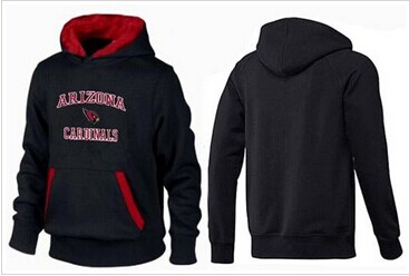 Arizona Cardinals Heart & Soul Pullover Hoodie Black & Red