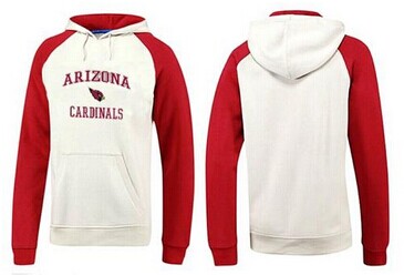 Arizona Cardinals Heart & Soul Pullover Hoodie White & Red