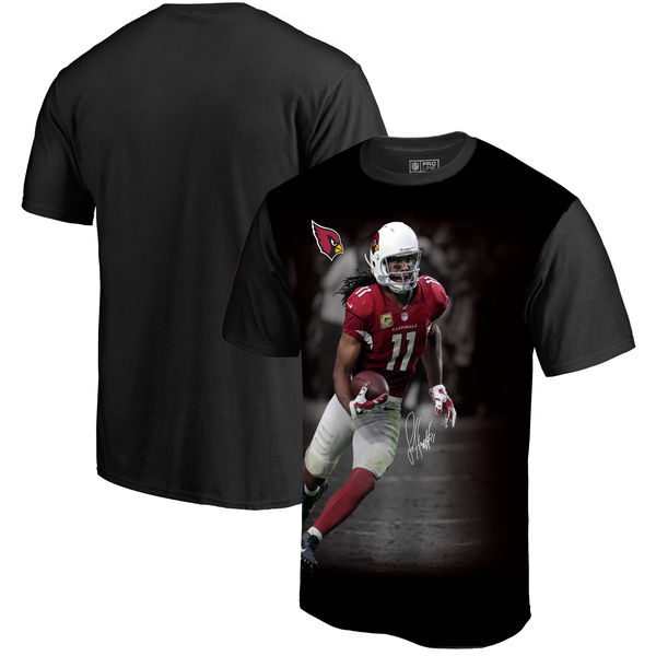 Arizona Cardinals Larry Fitzgerald NFL Pro Line By Fanatics Branded NFL Player Sublimated Graphic T Shirt Black