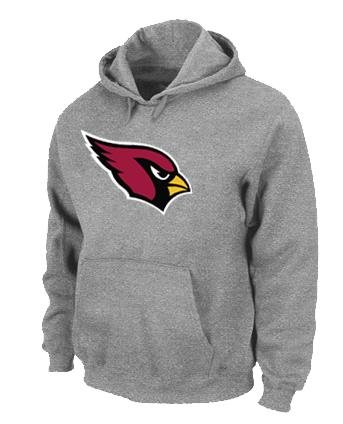 Arizona Cardinals Logo Pullover Hoodie(Grey)