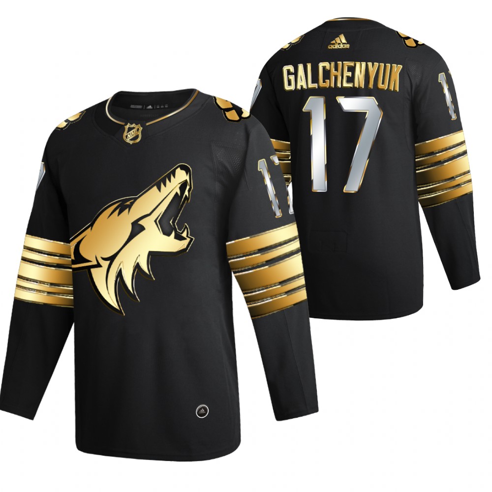 Arizona Coyotes Alex Galchenyuk Black 2021-22 Golden Edition Authentic Jersey