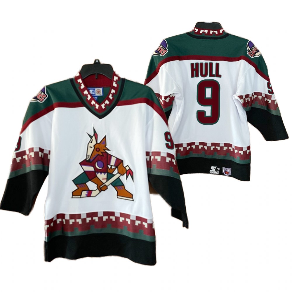 Arizona Coyotes Bobby Hull Classic Kachina White Ring of Honor Jersey
