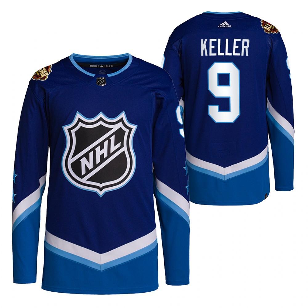 Arizona Coyotes Clayton Keller Blue 2022 NHL All-Star Western Jersey