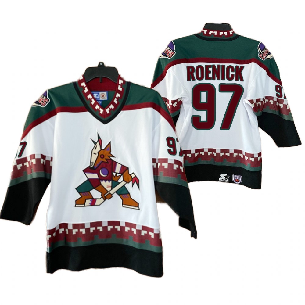 Arizona Coyotes Jeremy Roenick Classic Kachina White Ring of Honor Jersey