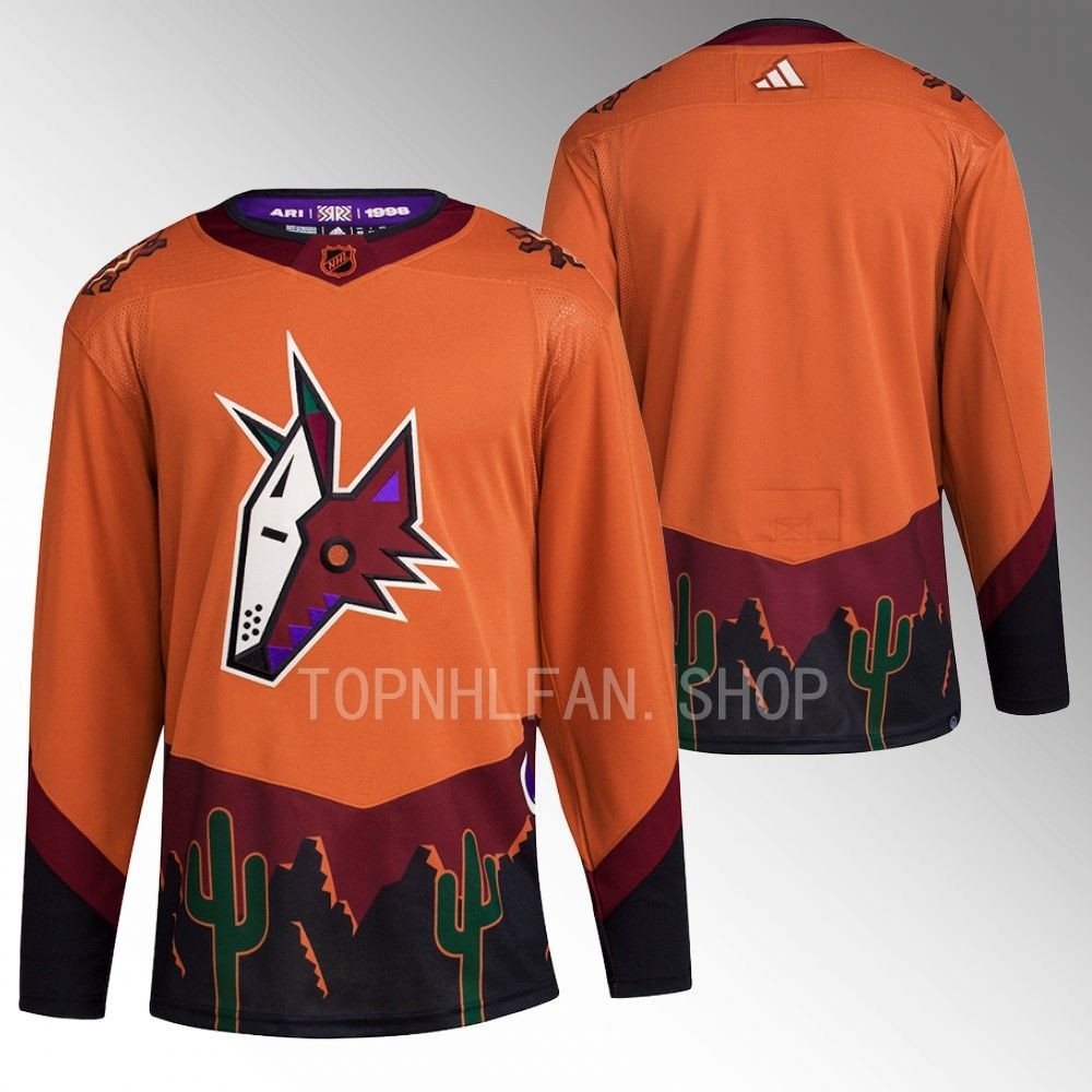 Arizona Coyotes Orange Reverse Retro 2.0 Authentic Primegreen Hockey Jersey