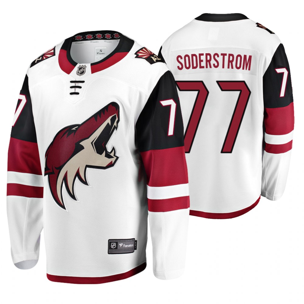 Arizona Coyotes Victor Soderstrom Men's Away Breakaway Player Jersey