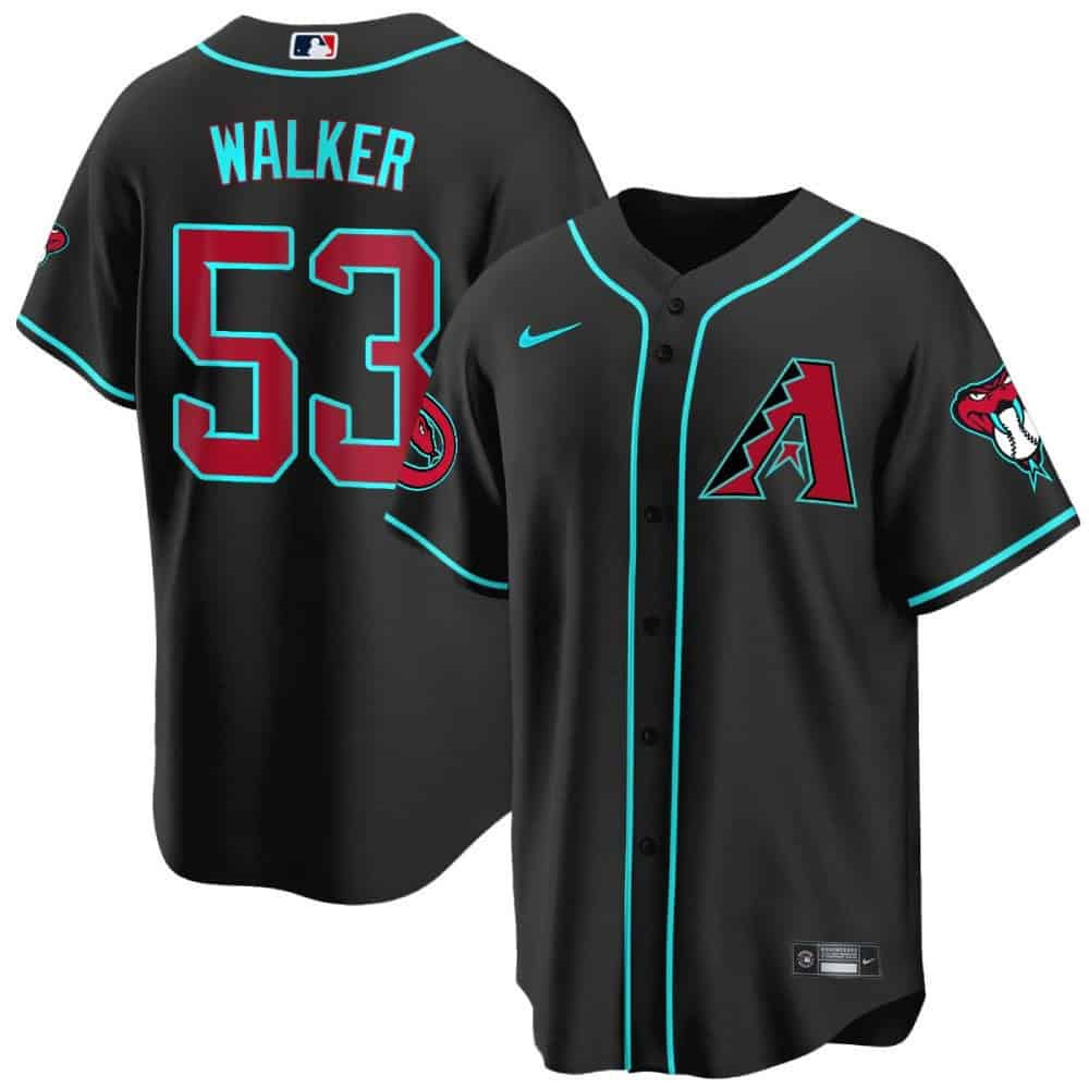 Arizona Diamondbacks 2024 Cool Base  baseball Jersey – All Stitched Black Alternate #53 Christian Walker