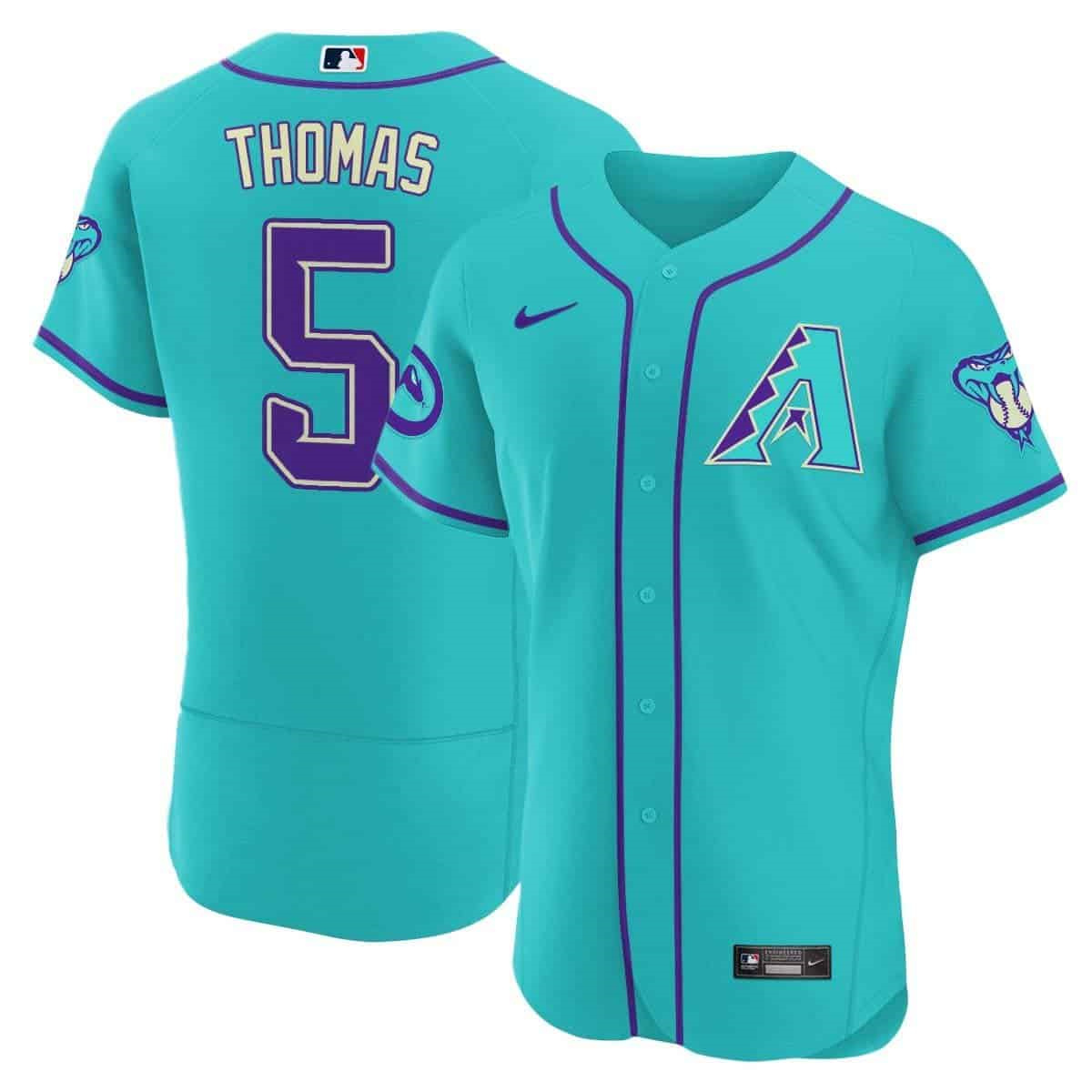 Arizona Diamondbacks 2024 Flex Base baseball  Jersey – All Stitched #5 Alek Thomas