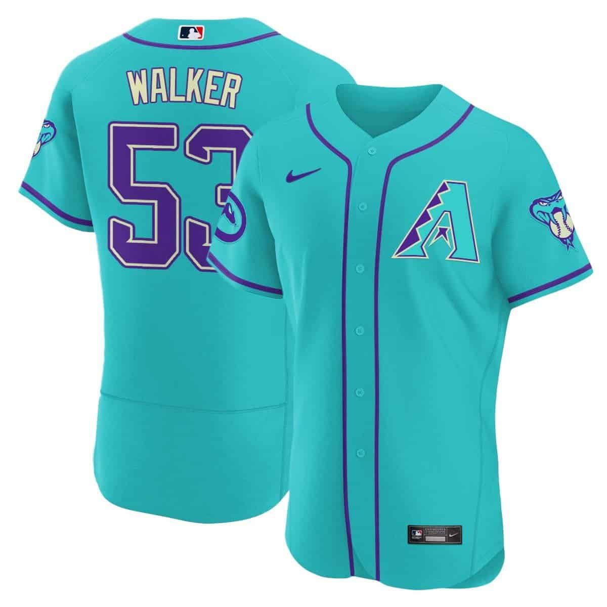Arizona Diamondbacks 2024 Flex Base baseball  Jersey – All Stitched #53 Christian Walker