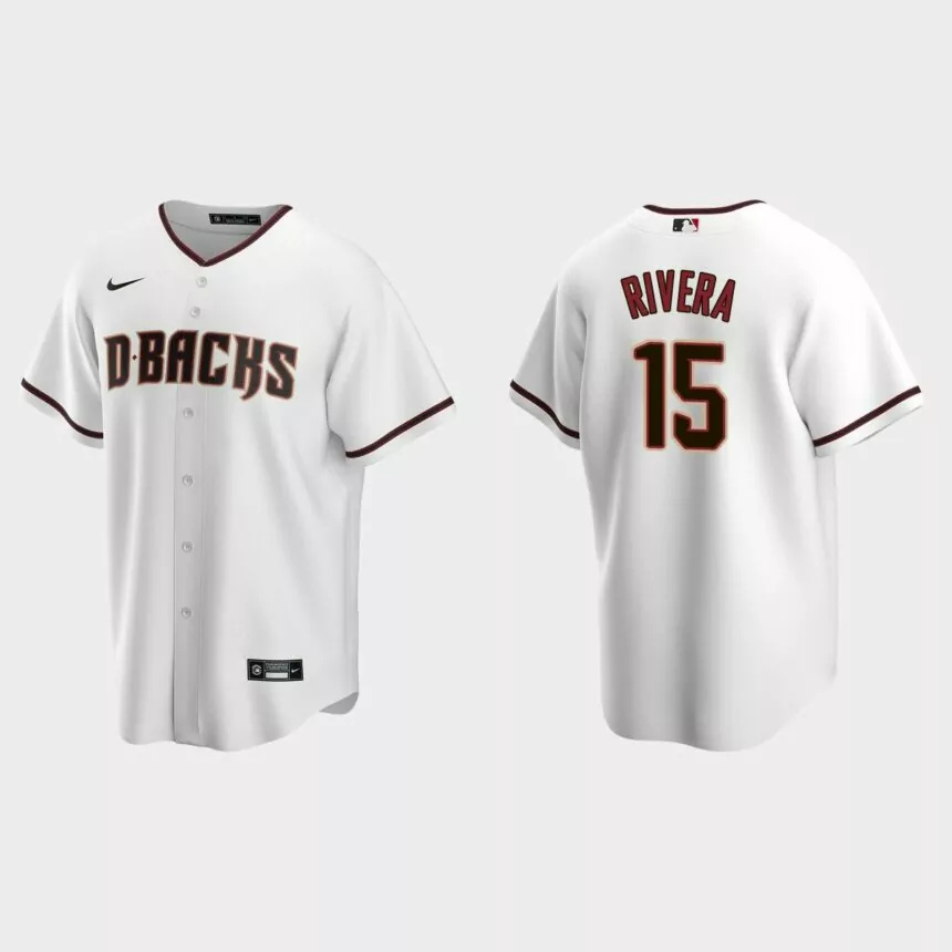 Arizona Diamondbacks Emmanuel Rivera Replica Home Jersey – White.jpg
