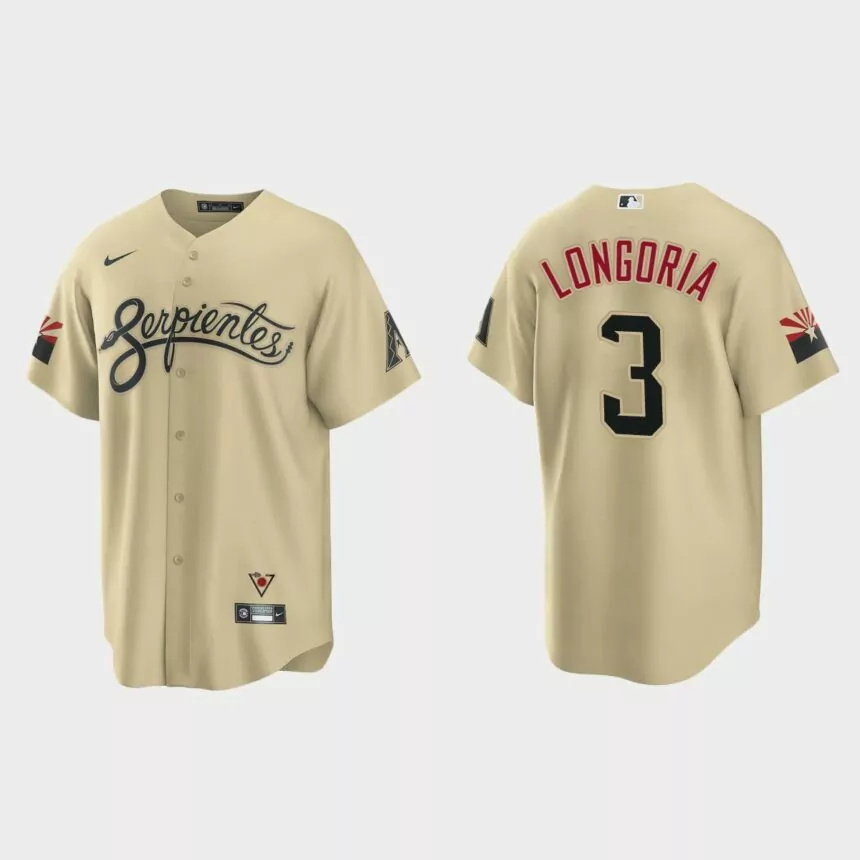 Arizona Diamondbacks Evan Longoria City Connect Replica Jersey – Gold.jpg