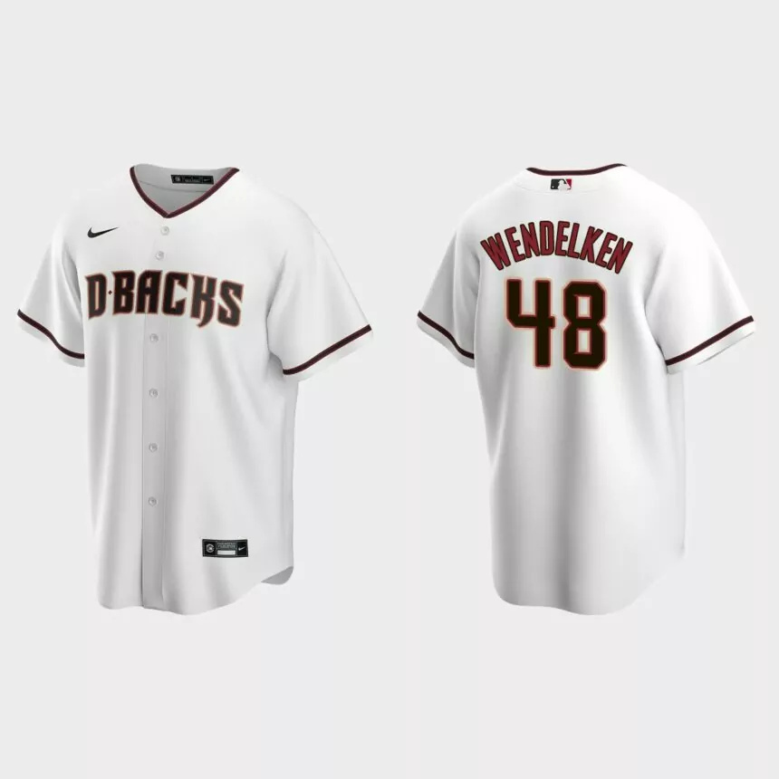 Arizona Diamondbacks J.B. Wendelken Replica Home Jersey – White.jpg