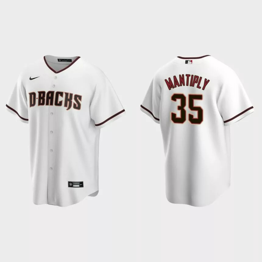 Arizona Diamondbacks Joe Mantiply Replica Home Jersey – White.jpg