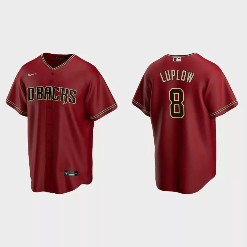 Arizona Diamondbacks Jordan Luplow Replica Alternate Jersey – Red.jpg