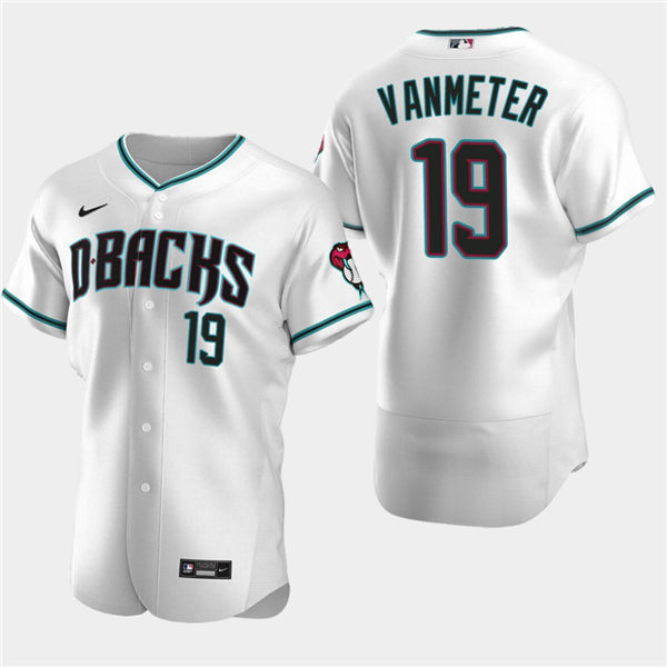 Arizona Diamondbacks Josh VanMeter #19 Authentic Alternate White Jersey Men's