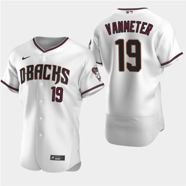Arizona Diamondbacks Josh VanMeter #19 Authentic Home White Jersey Men's