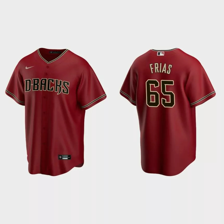 Arizona Diamondbacks Luis Frias Replica Alternate Jersey – Red.jpg
