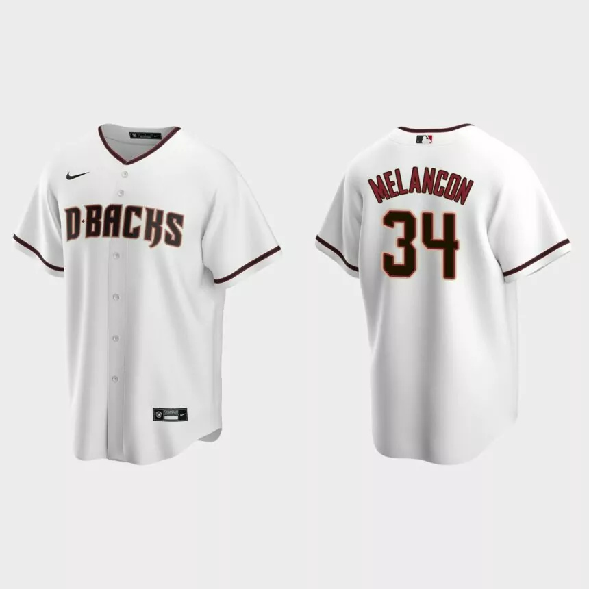 Arizona Diamondbacks Mark Melancon Replica Home Jersey – White.jpg