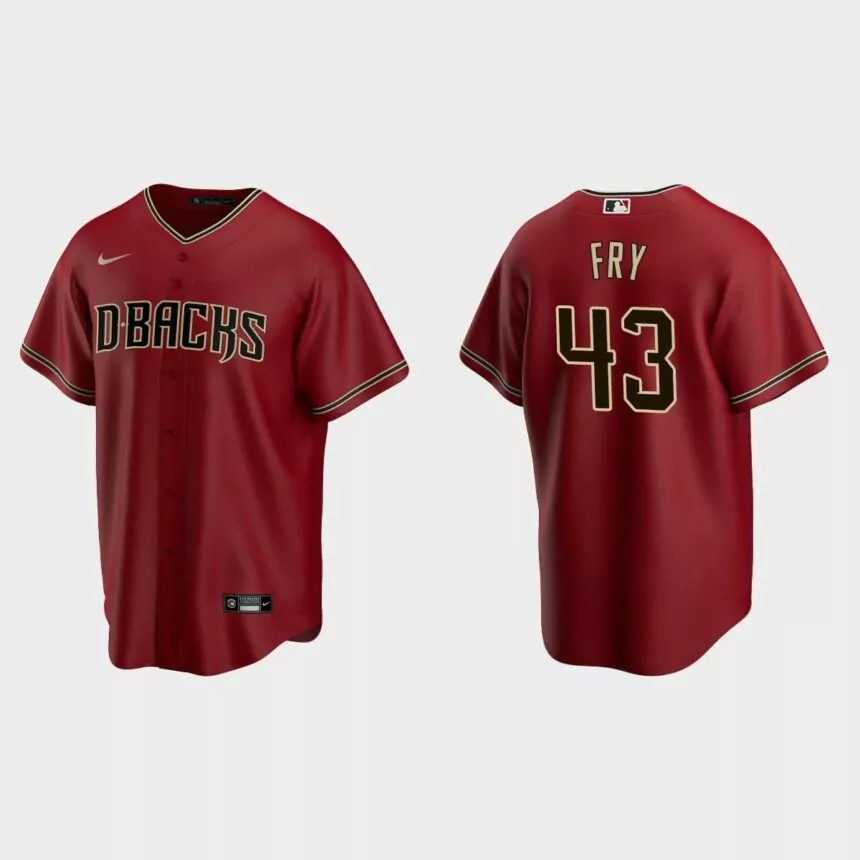 Arizona Diamondbacks Paul Fry Replica Alternate Jersey – Red.jpg