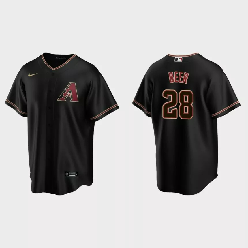 Arizona Diamondbacks Seth Beer Replica Alternate Jersey – Black.jpg